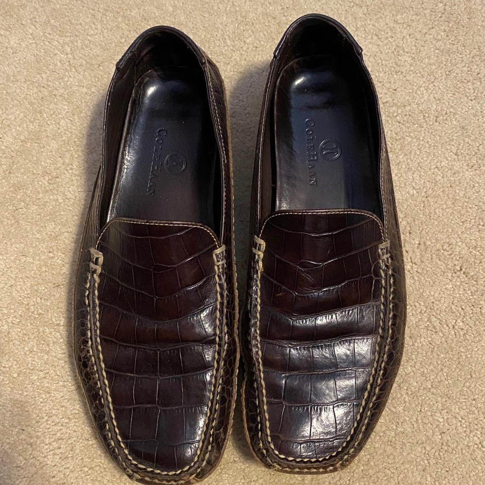 Cole Haan Brown Mens Loafers Size 10.5